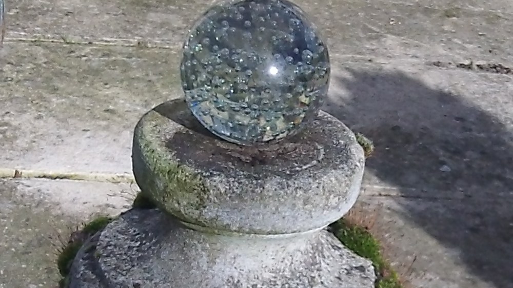 I can see the sun in the crystal ball