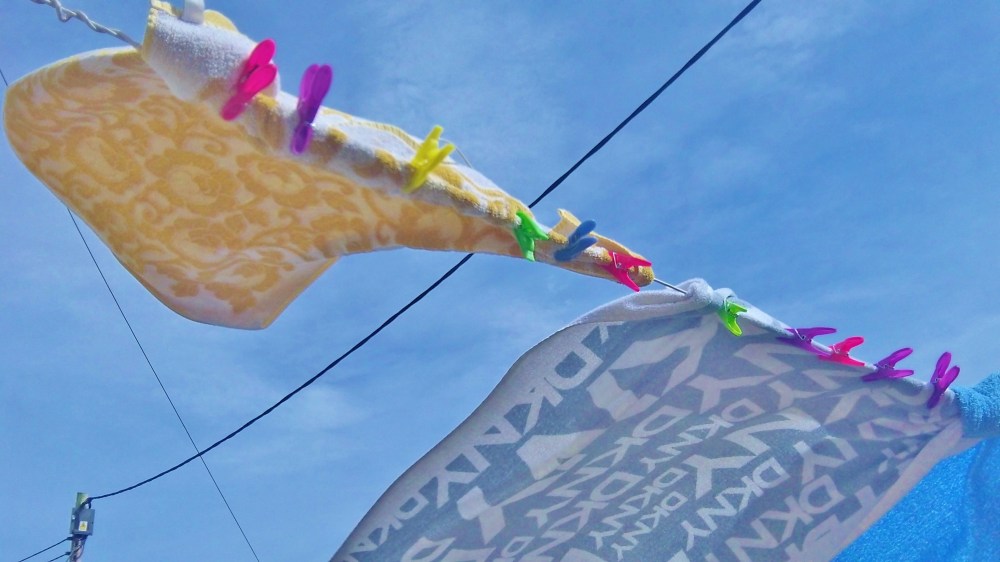towels drying